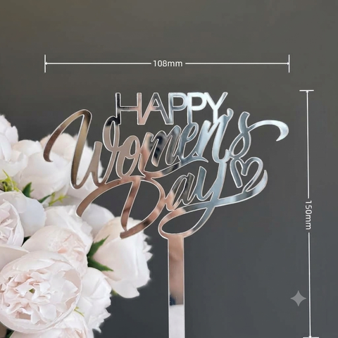 Topper mica WMD 1 tim rỗng bạc
