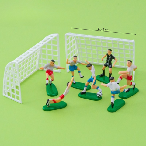LOẠI NHỎ set Cầu thủ bóng đá + khung thành mới