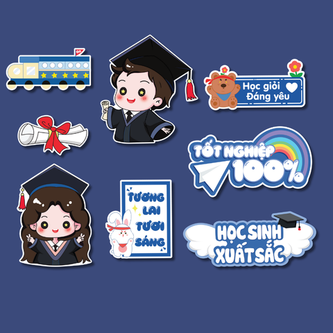 Set que giấy TN- TỐT NGHIỆP 100%