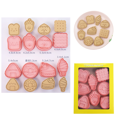 Set khuôn nhấn MC bánh COOKIES MIX MẪU