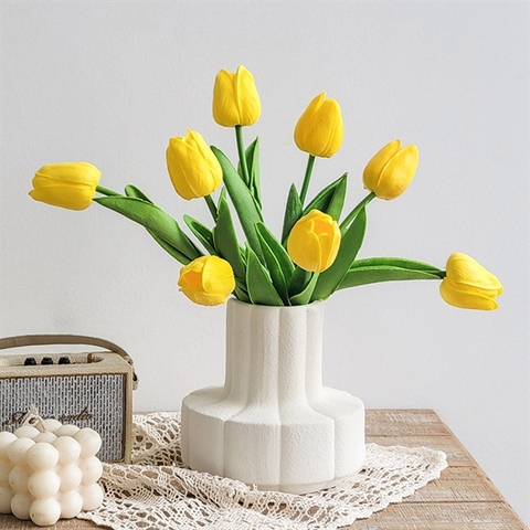 Bình hoa trắng nhám 14*13,5*7cm