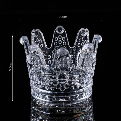 Vương miện QUỐC VƯƠNG nhựa trong 5cm*7.5cm