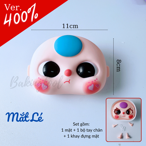 Đồ chơi mặt baby three BB3 MẮT LÉ 400%