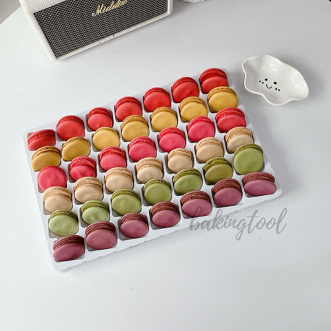 Bánh macaron tròn 42 cặp SẮC MÀU 420g hàng VN