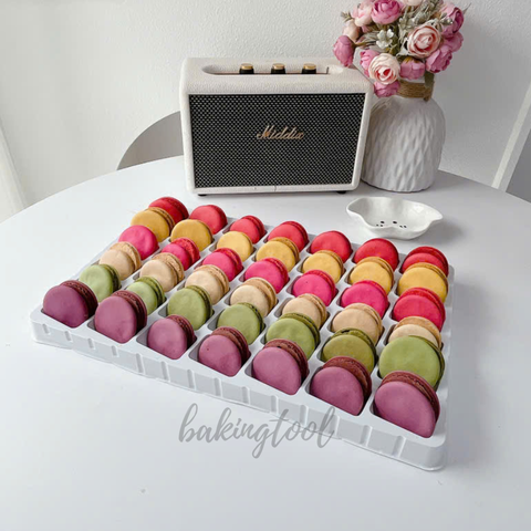 Bánh macaron tròn 42 cặp SẮC MÀU 420g hàng VN