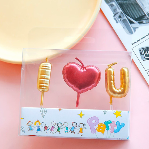 Nến bóng bay I TIM YOU