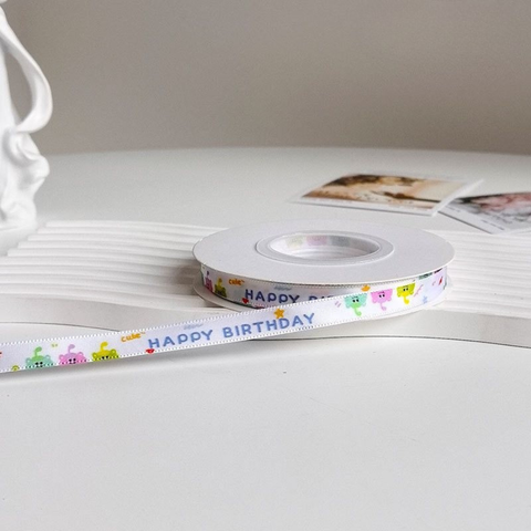 Rb lụa Hpbd 3 con gấu sắc màu khổ 1cm*22m