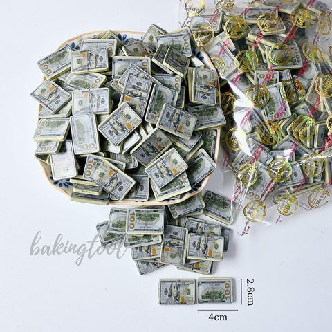 Trang trí TẾT ĐỒNG TIỀN DOLLAR SCL (1KG) 2.8*4cm