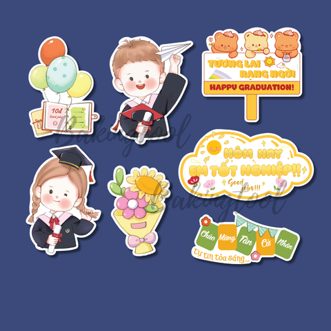 Set que giấy TN- HÔM NAY EM TỐT NGHIỆP