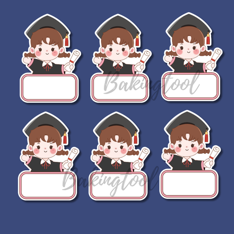 Set que giấy TN- TAG 50 Bé GÁI cầm cuộn giấy