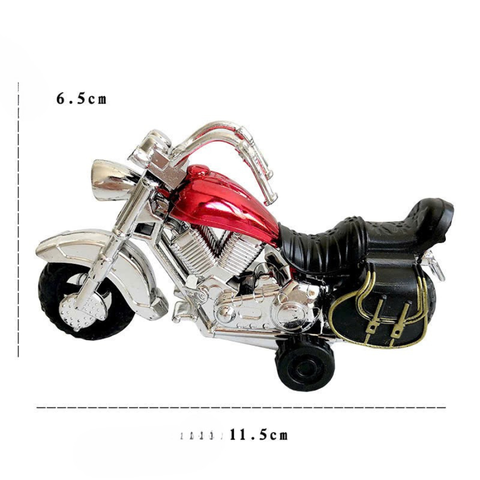 Mô hình xe máy ĐỎ + ĐEN nhựa đẹp