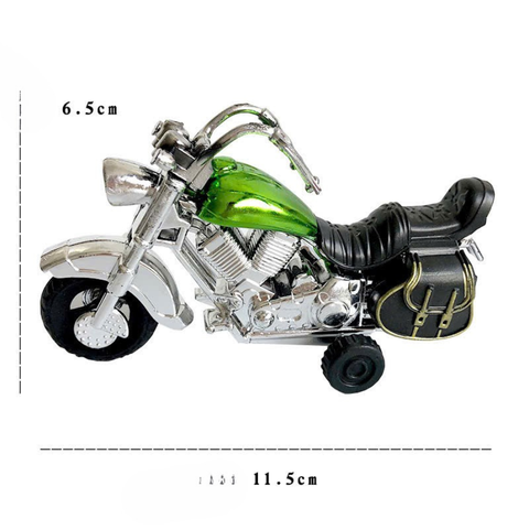 Mô hình xe máy XANH LÁ + ĐEN nhựa đẹp