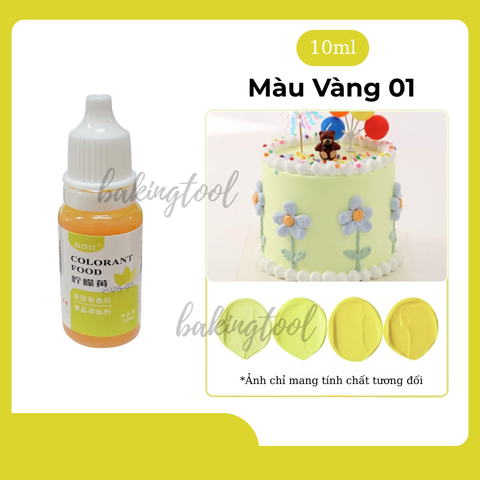 Màu TP Vàng 01 10ml