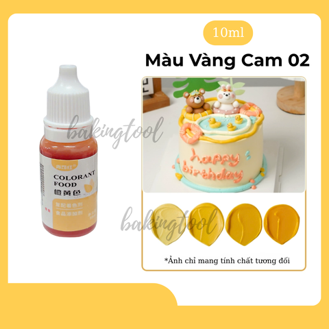 Màu TP Vàng Cam 02 10ml