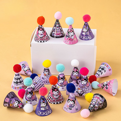Set 20 mũ mini chóp bông KUROMI