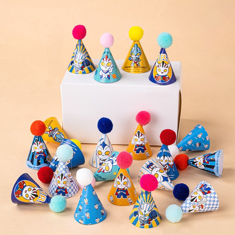 Set 20 mũ mini chóp bông ULTRAMAN