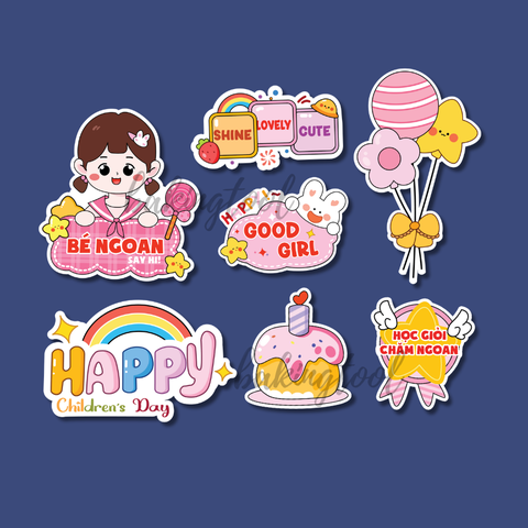 Set que giấy - TN Bé ngoan Hồng