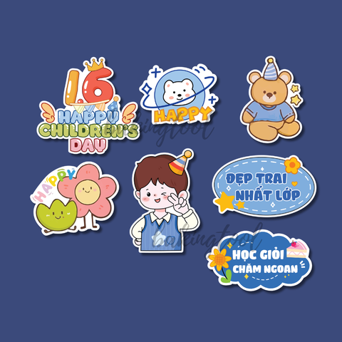 Set que giấy - TN Đẹp trai nhất lớp