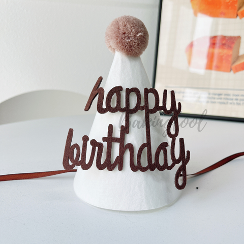 Mũ vải dạ TRẮNG mẫu mới