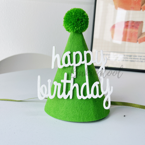 Mũ vải dạ XANH LÁ mẫu mới