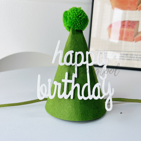 Mũ vải dạ XANH LÁ ĐẬM mẫu mới