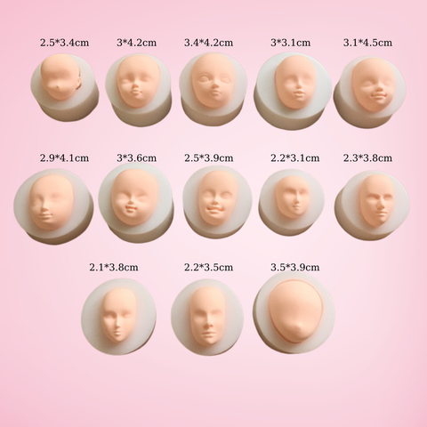 Set khuôn F SLC tạo hình 13 mặt người