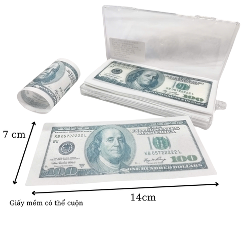 Dolla giấy gạo loại mỏng (hộp 50 tờ)