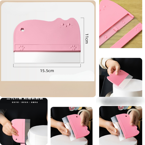 Chà láng nhựa mèo hồng