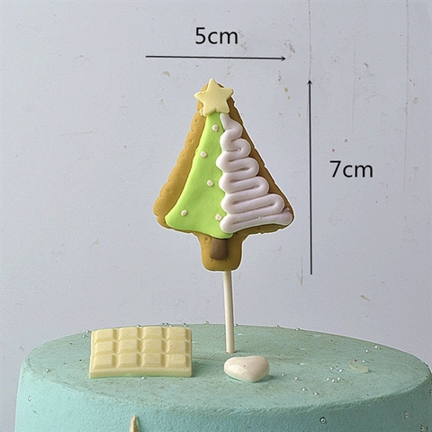 MC- Que SLC  kute cây thông 2 lớp XANH - TRẮNG sao vàng