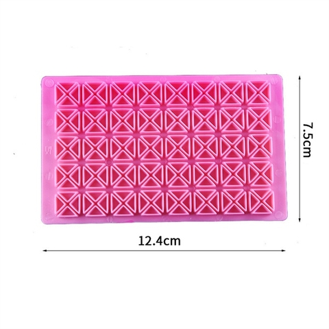 Khuôn nhấn tạo vân bánh màu HỒNG Mẫu 2