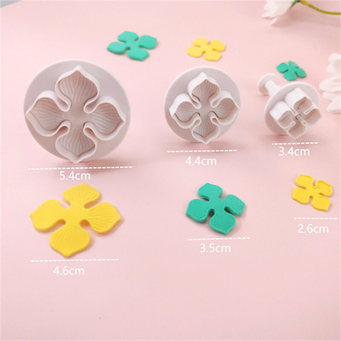 Set 3 khuôn nhấn 4 CÁNH NHỌN