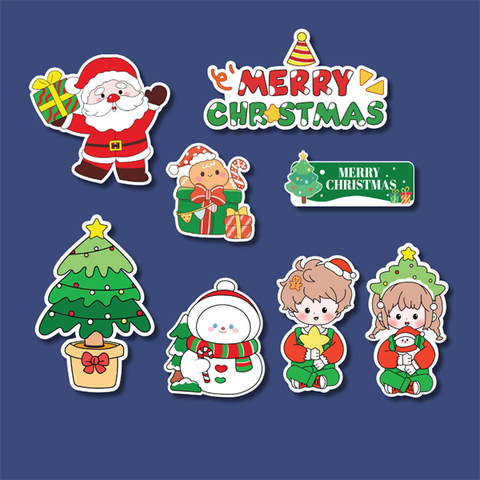 Set que giấy noel-MC bé trai ôm sao (combo 2)