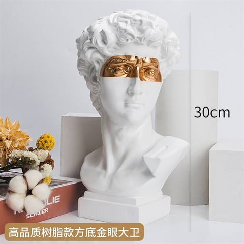 Tượng DAVID 30*16cm vàng