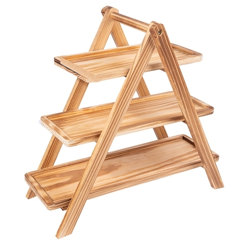 Kệ gỗ tam giác 3 tầng 17*40*43cm