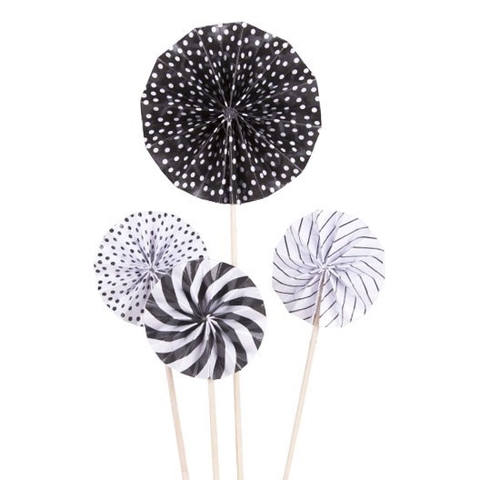 Que cắm quạt đen(4 que)