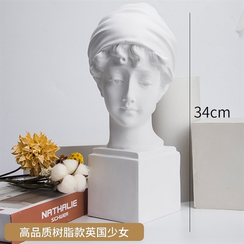Tượng thiếu nữ Anh Quốc 30*34cm