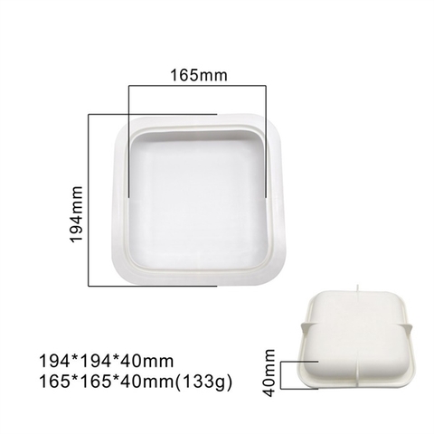 Khuôn thạch hình VUÔNG 19.4CM