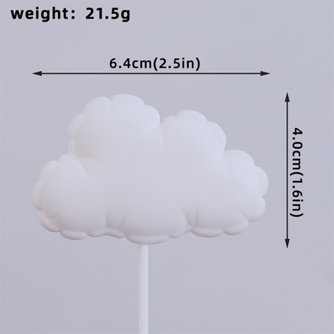 Que SLC kute ĐÁM MÂY TRẮNG 6.4*4cm