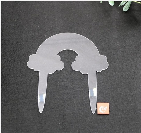 cake topper cầu vồng trong-SALE