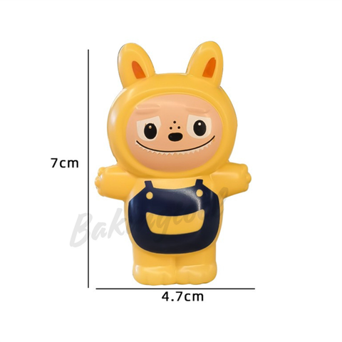 Đồ chơi LABUBU MÀU VÀNG nhựa bé