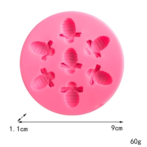 Khuôn F SLC ĐÀN ONG 7 con màu Hồng