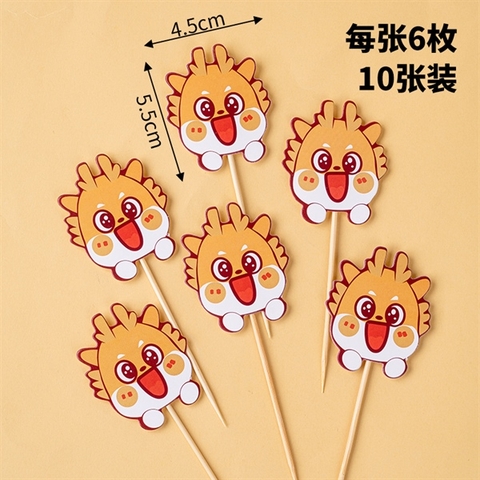 Set 10 tờ * 6 mẫu RỒNG VÀNG mã 4