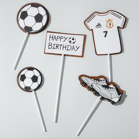 Que cắm 2 lớp giày+bóng đá+áo số 7