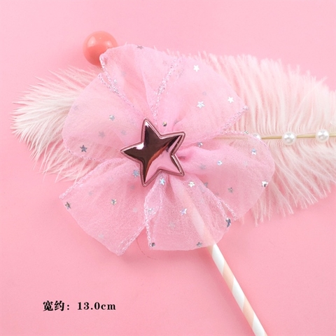 Que cắm SAO Nơ Hồng chấm bi LOẠI 7K