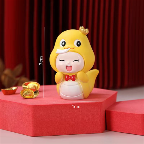 Bé RắN SỨ VÀNG đội vương miện vàng ( mới)