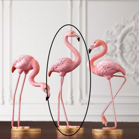 Tượng hồng hạc đứng 25*10cm (A-L)