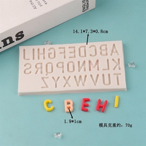 Khuôn F chữ A-Z MẪU 3