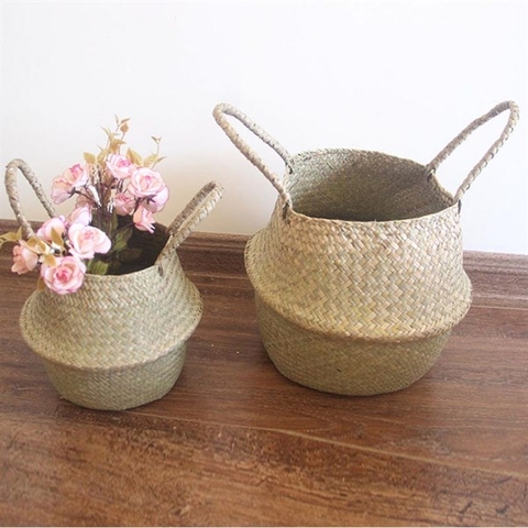 Giỏ mây decor size L 32*28*24