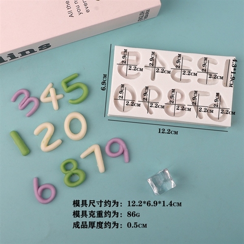 Khuôn F SLC số TRÒN 0-9 NHỎ