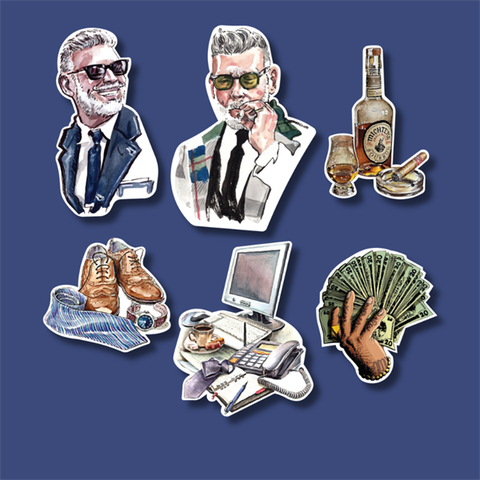 Set que giấy Men + máy tính (Combo 2)